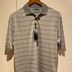 Pebble Beach Striped Polo Shirt